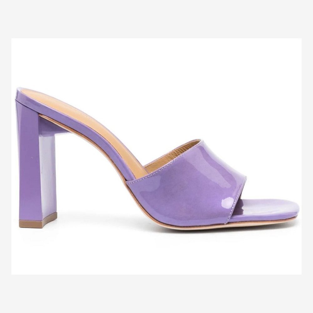 Reformation Open-Toe Lavender Purple Mules / Sandals / Shoes Size: 8